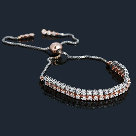 Two-toned Adjustable Bracelet