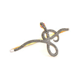 925 Silver Diamond Snake Bracelet