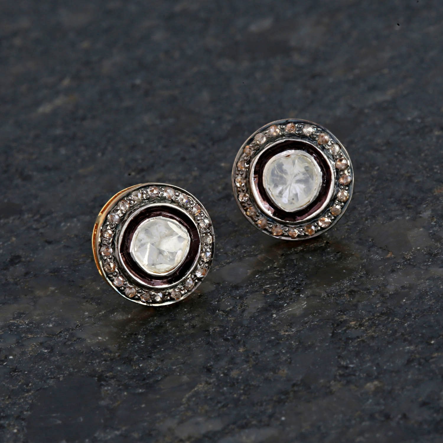 925 Silver Gemstone Stud Earrings