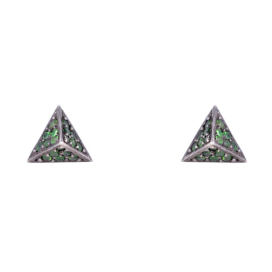 925 Silver Gemstone Stud Earrings