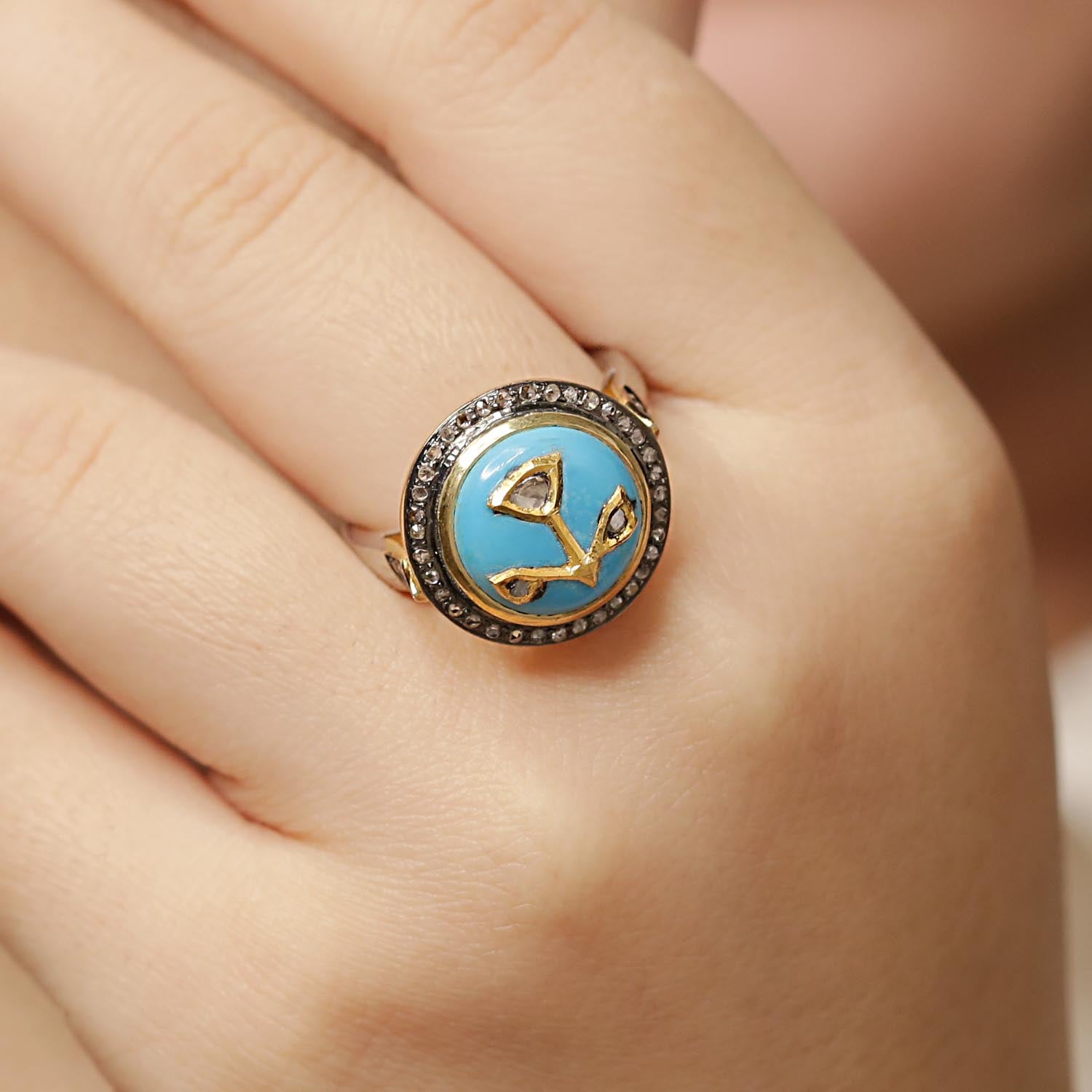 925 Silver Turquoise Ring